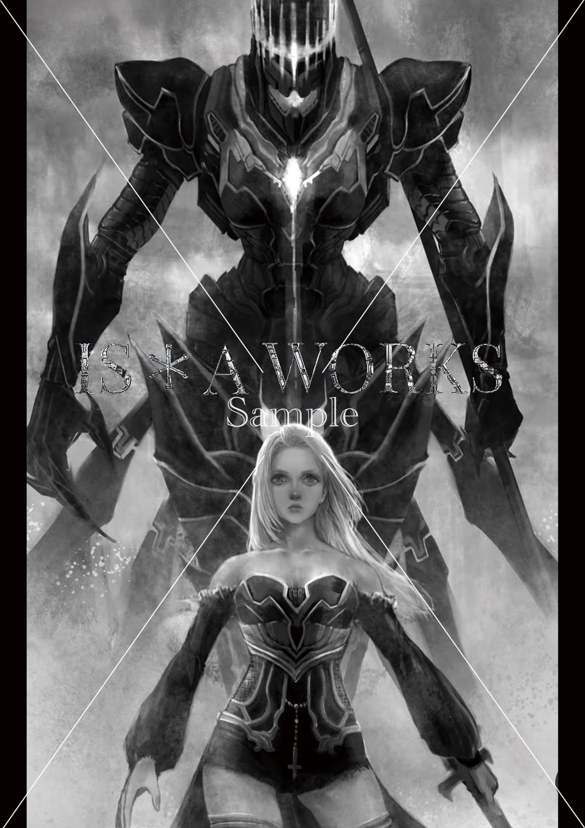 IS*A WORKS main A3 ART PRINT