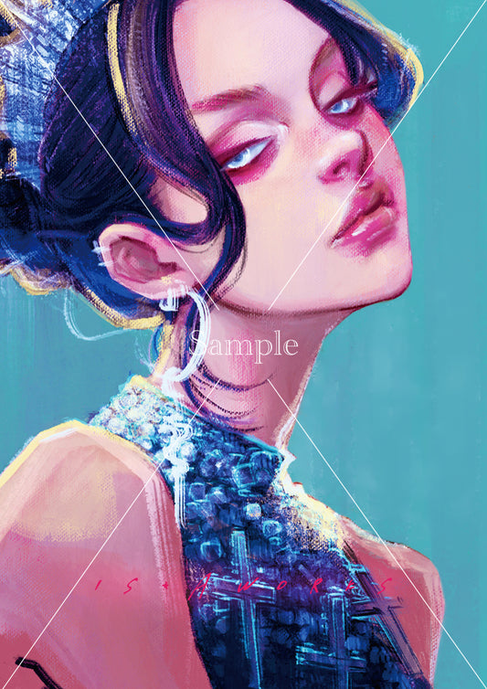 She don't　A4 ART PRINT