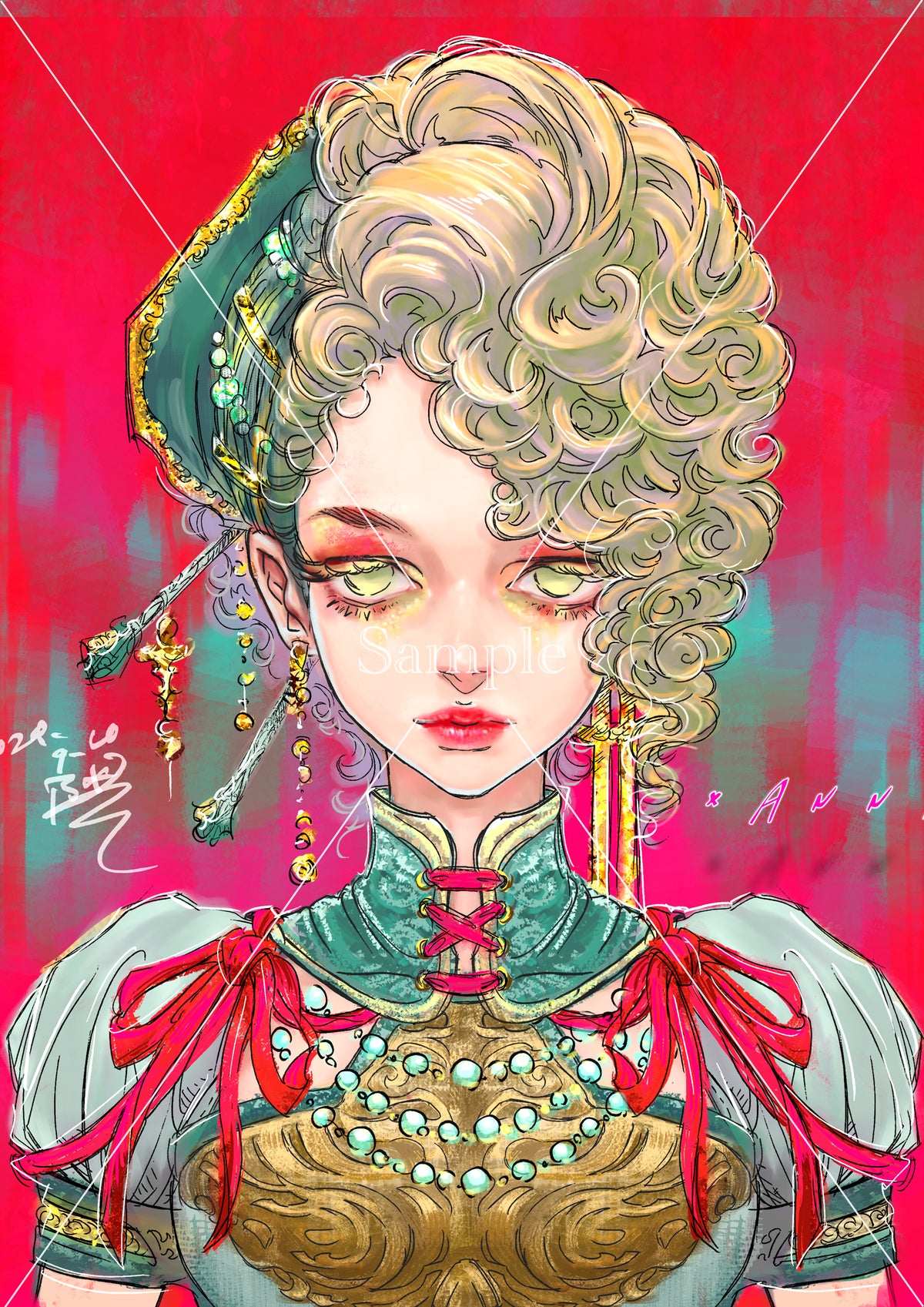Xanny　A4 ART PRINT